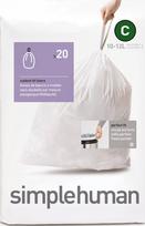 Simplehuman Šiukšlių maišai Simplehuman dydis C 10-12 l 20 vnt.