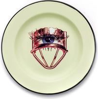 Seletti Lėkštė Seletti Wears Toiletpaper Eye emaliuotas