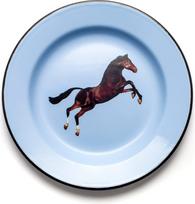 Seletti Lėkštė Seletti Wears Toiletpaper Horse emaliuotas