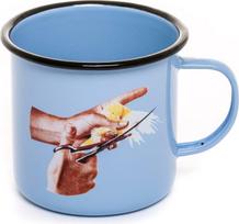 Seletti Puodelis Seletti Wears Toiletpaper Bird emaliuotas