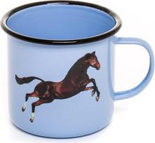 Seletti Puodelis Seletti Wears Toiletpaper Horse emaliuotas