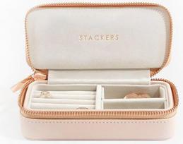 Stackers Kelioninė papuošalų dėžutė Travel Medium Stackers blush pink