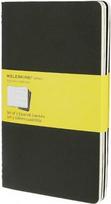 Moleskine Sąsiuviniai su langeliais Moleskine Cahier juodos spalvos L 3 vnt.