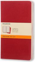 Moleskine Sąsiuviniai su linijomis Moleskine Cahier vyšninės spalvos L 3 vnt.