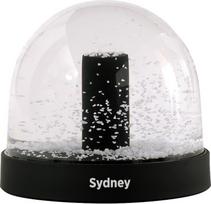 Palomar Dekoracija City Icons Sydney stiklinis sniego burbulas