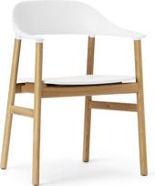 Normann Copenhagen Kėdė Herit šviesus ąžuolas su porankiais baltos spalvos