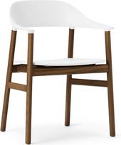 Normann Copenhagen Kėdė Herit tamsus ąžuolas su porankiais baltos spalvos