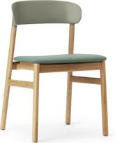 Normann Copenhagen Kėdė Herit šviesus ąžuolas minkšta sėdimoji dalis žalios spalvos