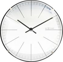 NeXtime Stalo arba sieninis laikrodis Big Stripe baltos spalvos mini