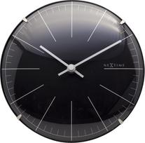 NeXtime Stalo arba sieninis laikrodis Big Stripe juodos spalvos mini