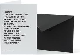 Cinqpoints Atvirukas su voku Architects Quotes Playground
