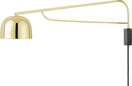 Normann Copenhagen Sieninis šviestuvas Grant žalvarinės spalvos 111 cm