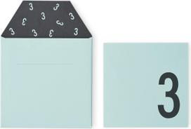 Design Letters Vaikų gimtadienio atvirukas Design Letters 3 metai mėtinės spalvos