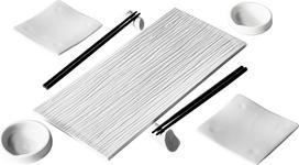 Ćmielów Design Studio Sushi rinkinys Zen 2 asmenims baltos spalvos 10 komp.