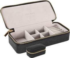 Stackers Kelioninė papuošalų dėžutė Travel velvet juodos spalvos large
