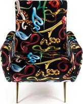 Seletti Fotelis su aukšta atrama Seletti Wears Toiletpaper Snakes