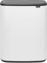 Brabantia Šiukšliadėžė Bo Touch Bin baltos spalvos 2 x 30 l