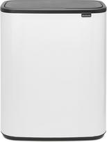 Brabantia Šiukšliadėžė Bo Touch Bin baltos spalvos 60 l