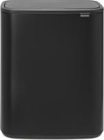 Brabantia Šiukšliadėžė Bo Touch Bin matinė juoda 2 x 30 l