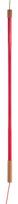 Seletti Lempa LED Linea raudonos spalvos 134,5 cm