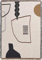 Ferm Living Pledas Mirage medvilninis smėlio spalvos 120 x 170 cm