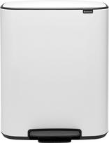 Brabantia Šiukšliadėžė Bo Pedal Bin baltos spalvos 60 l