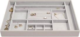 Stackers Papuošalų dėžutė Stackers 16 skyrių taupe spalvos supersize