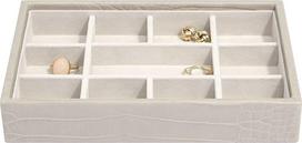 Stackers Papuošalų dėžutė Stackers Croc 11 skyrių putty mini