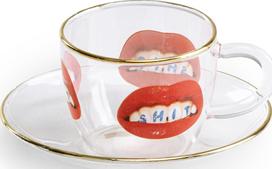 Seletti Puodelis Toiletpaper Shit su lėkštute
