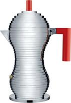 Alessi Kavinukas Pulcina indukcinei su raudona rankena 150 ml