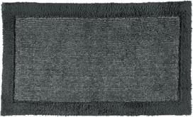 Cawo Vonios kilimėlis Two-Tone tamsiai pilkos spalvos 70 x 120 cm