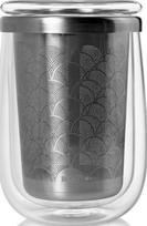 AdHoc Stiklinė su filtru Fusion Glass arbatai virti