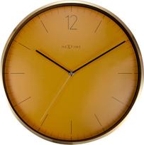 NeXtime Sieninis laikrodis Essential Gold oranžinės spalvos