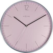 NeXtime Sieninis laikrodis Essential Silver rožinės spalvos