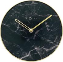 NeXtime Stalo laikrodis Marble Table juodos spalvos