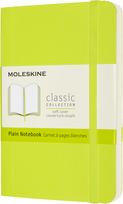 Moleskine Tuščia užrašų knygelė Moleskine su minkštu viršeliu žaliosios citrinos spalvos P