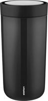 Stelton Termo puodelis To-Go Click pagamintas iš dvigubo plieno juodos spalvos 400 ml