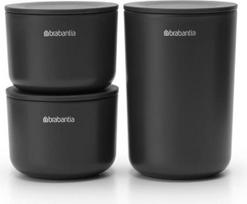 Brabantia Daiktų laikymo dėžė ReNew tamsiai pilkos spalvos 3 vnt.