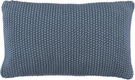 Marc O'Polo Pagalvė Nordic Knit pagamintas iš organinės medvilnės pilka-mėlyna 30 x 60 cm