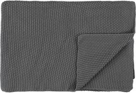Marc O'Polo Pledas Nordic Knit pagamintas iš organinės medvilnės akmens 130 x 170 cm