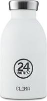 24Bottles Termo butelis Clima Basic baltos spalvos 330 ml