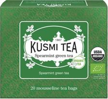 Kusmi Žalioji mėtų arbata Spearmint muslino maišeliuose 20 vnt.