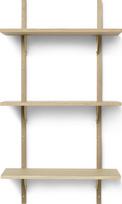 Ferm Living Lentyna Sector triguba šviesus ąžuolas su žalvario laikikliu 54 cm