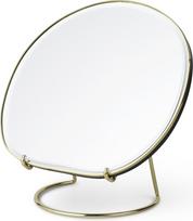 Ferm Living Kosmetinis veidrodis Pond žalvarinės spalvos