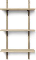 Ferm Living Lentyna Sector triguba šviesus ąžuolas su juodo žalvario laikikliu 54 cm