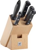 Zwilling Dėklas su 4 peiliais ir galąstuvu Gourmet 03
