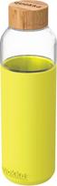 Quokka Vandens butelis Quokka Flow Neon Green iš stiklo 660 ml