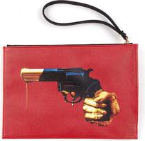 Seletti Rankinė Toiletpaper Revolver plokščias su dirželiu 28 cm