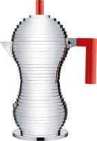 Alessi Kavinukas Pulcina indukcinei su raudona rankena 300 ml