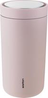 Stelton Termo puodelis To-Go Click pagamintas iš dvigubo plieno šviesiai rožinės spalvos 200 ml